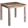 Dining Table Solid Reclaimed Wood 80x82x76 Cm thumbnail 1