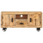 Tv Cabinet Rough Mango Wood 120x30x50 Cm thumbnail 3