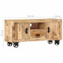 Tv Cabinet Rough Mango Wood 120x30x50 Cm thumbnail 7