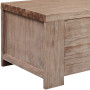 Tv Cabinet Solid Brushed Acacia Wood 140x38x40 Cm thumbnail 7