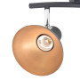 Ceiling Lamp For 2 Bulbs E27 Black And Gold thumbnail 5