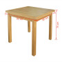 Extendable Table Oak 170x85x75 Cm thumbnail 7