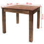 Dining Table Solid Reclaimed Wood 82x80x76 Cm thumbnail 9