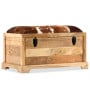 Storage Bench Genuine Leather And Solid Mango Wood 80x44x44 Cm thumbnail 10