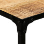 Dining Table Solid Mango Wood And Steel 120x60x76 Cm thumbnail 5