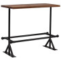 Bar Table Solid Reclaimed Wood Dark Brown 120x60x107 Cm thumbnail 8