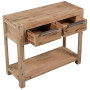 Console Table 82x33x73 Cm Solid Acacia Wood thumbnail 3