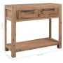 Console Table 82x33x73 Cm Solid Acacia Wood thumbnail 6