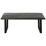 Coffee Table Solid Mindi Wood 102x56x41 Cm Grey thumbnail 2