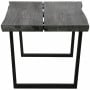 Coffee Table Solid Mindi Wood 102x56x41 Cm Grey thumbnail 3