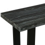 Console Table Solid Mindi Wood 110x35x75 Cm Grey thumbnail 4
