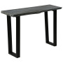 Console Table Solid Mindi Wood 110x35x75 Cm Grey thumbnail 7
