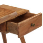 Bedside Table Solid Acacia Wood 45x32x55 Cm thumbnail 5