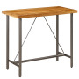 Bar Table Solid Reclaimed Teak 120x58x106 Cm thumbnail 1