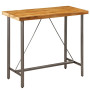 Bar Table Solid Reclaimed Teak 120x58x106 Cm thumbnail 9