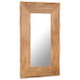 Cosmetic Mirror 50x80 Cm Solid Acacia Wood thumbnail 2
