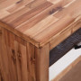 Console Table Solid Acacia Wood 86x30x75 Cm Natural thumbnail 2