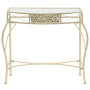 Side Table French Style Metal 82x39x76 Cm Gold thumbnail 2