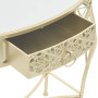 Side Table French Style Metal 82x39x76 Cm Gold thumbnail 6