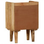 Bedside Cabinet Solid Mango Wood 40x30x59.5 Cm thumbnail 4