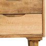 Bedside Cabinet Solid Mango Wood 40x30x59.5 Cm thumbnail 8
