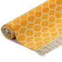Kilim Rug Cotton 160x230 Cm With Pattern Yellow thumbnail 2