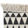 Kilim Rug Cotton 160x230 Cm With Pattern Black/white thumbnail 3