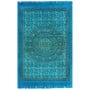 Kilim Rug Cotton 120x180 Cm With Pattern Turquoise thumbnail 1