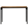 Dining Table Solid Rough Mange Wood And Steel 120 Cm thumbnail 4