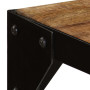 Dining Table Solid Rough Mange Wood And Steel 120 Cm thumbnail 8