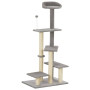Cat Tree With Sisal Scratching Post Grey 125 Cm thumbnail 1