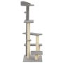 Cat Tree With Sisal Scratching Post Grey 125 Cm thumbnail 3
