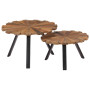 Coffee Tables 2 Pcs Solid Reclaimed Wood thumbnail 1