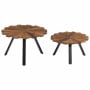 Coffee Tables 2 Pcs Solid Reclaimed Wood thumbnail 6