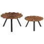 Coffee Tables 2 Pcs Solid Reclaimed Wood thumbnail 9