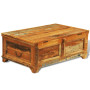 Coffee Table With Storage Vintage Reclaimed Wood thumbnail 6