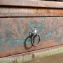 Console Table With 3 Drawers Reclaimed Wood thumbnail 3