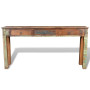 Console Table With 3 Drawers Reclaimed Wood thumbnail 4