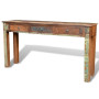 Console Table With 3 Drawers Reclaimed Wood thumbnail 6