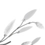 Transparent&white Ceiling Lamp Acrylic Crystal Leaf Arms 5 E14 Bulbs thumbnail 3