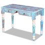 Desk Solid Reclaimed Wood- Blue thumbnail 1