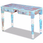 Desk Solid Reclaimed Wood- Blue thumbnail 4