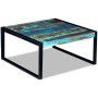 Coffee Table Solid Reclaimed Wood 80x80x40 Cm thumbnail 2