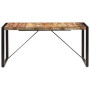 Dining Table 160x80x75 Cm Solid Reclaimed Wood thumbnail 4