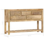 Sideboard 120x30x75 Cm Solid Mango Wood thumbnail 8