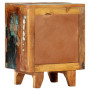 Hand Carved Bedside Cabinet 40x30x50 Cm Solid Reclaimed Wood thumbnail 5