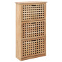 Shoe Storage Cabinet 55x20x104 Cm Solid Walnut Wood thumbnail 1