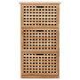 Shoe Storage Cabinet 55x20x104 Cm Solid Walnut Wood thumbnail 3