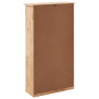 Shoe Storage Cabinet 55x20x104 Cm Solid Walnut Wood thumbnail 4