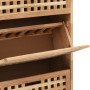 Shoe Storage Cabinet 55x20x104 Cm Solid Walnut Wood thumbnail 7